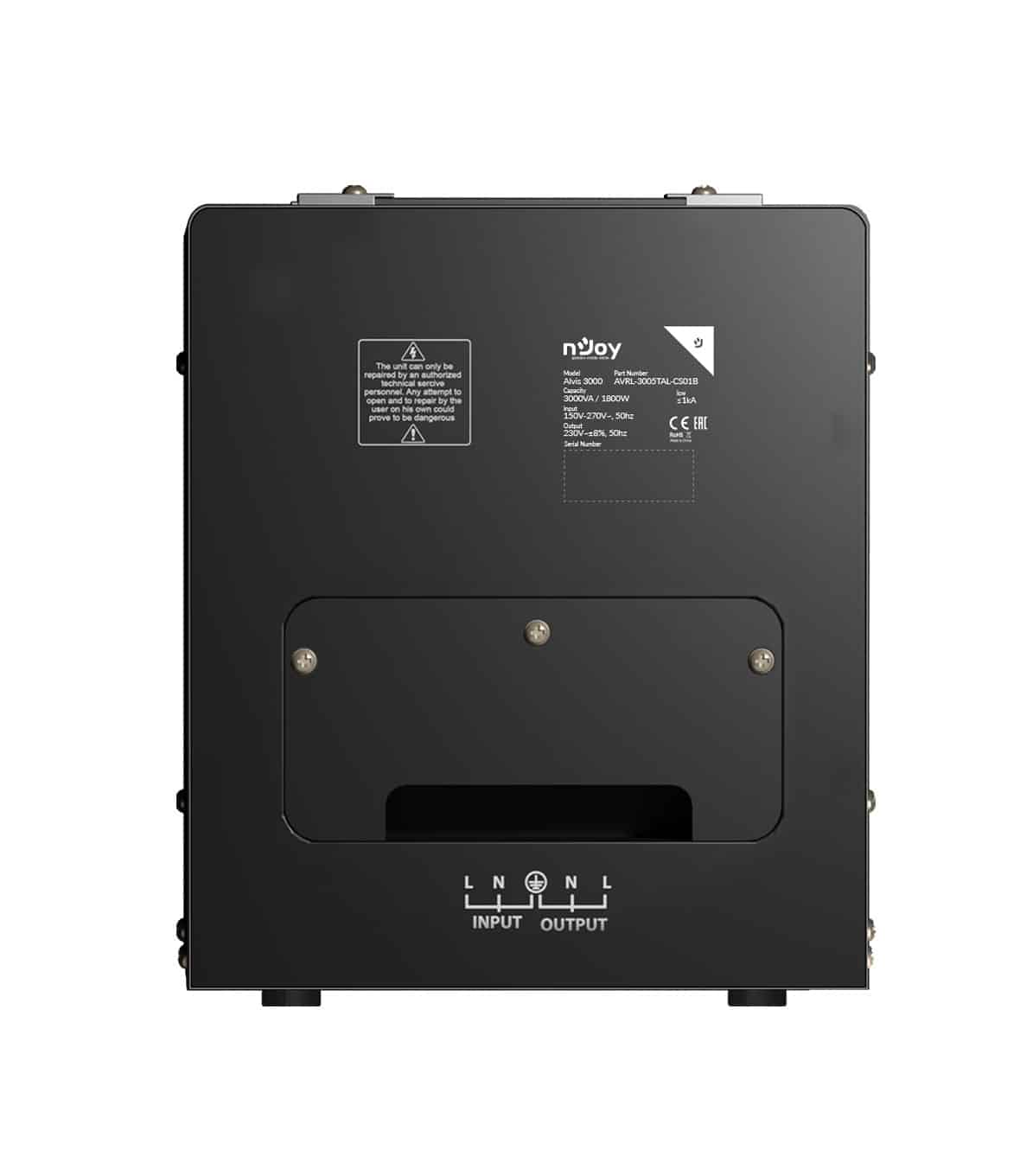 nJoy Alvis 3000VA Stabilizzatore di Tensione AVR 1800W - immagine 6