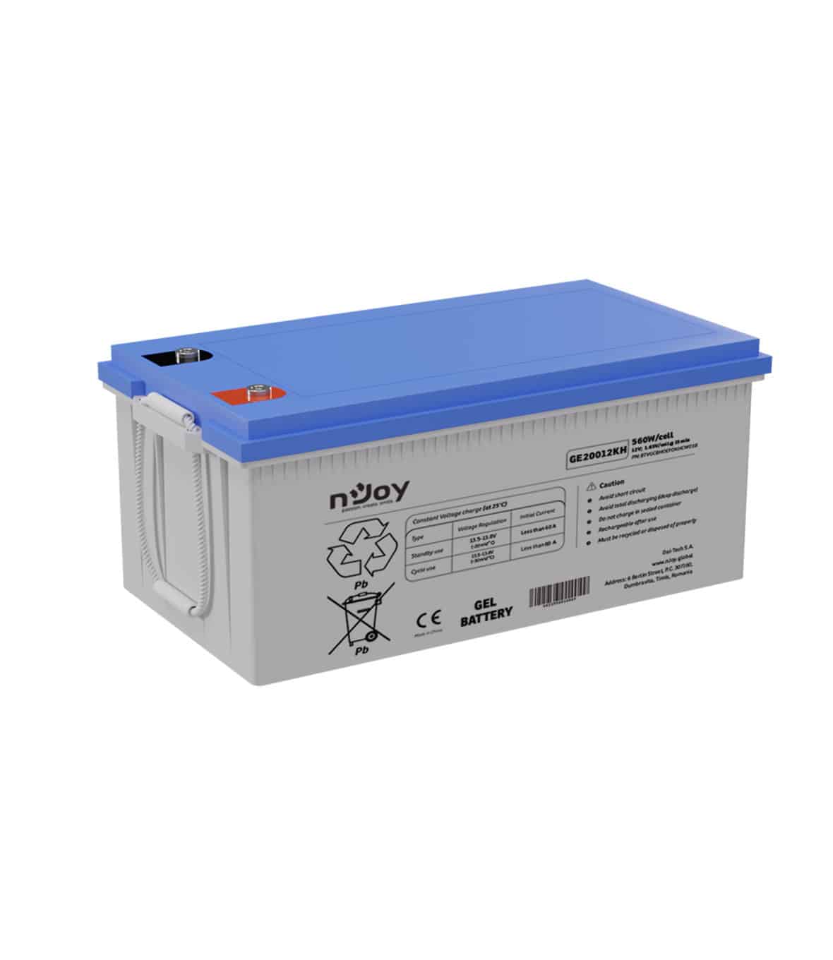 nJoy Batteria Raze 12V 200Ah a Ciclo Profondo - immagine 2