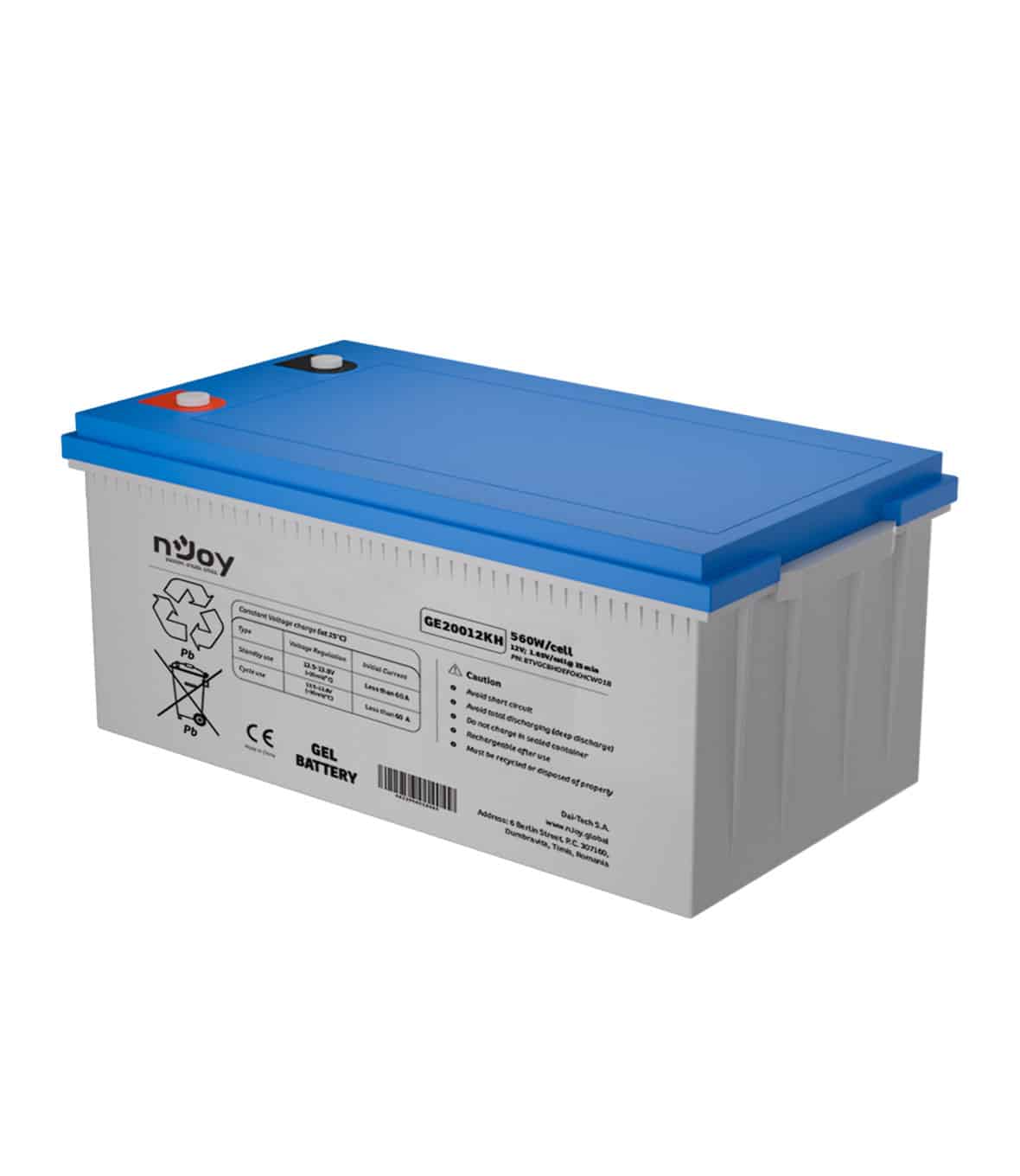 nJoy Batteria Raze 12V 200Ah a Ciclo Profondo - immagine 4