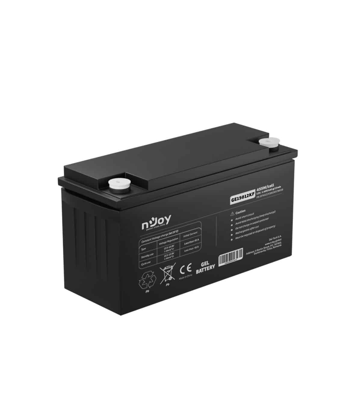 nJoy Batteria GEL 12V 40Ah a Ciclo Profondo - immagine 4