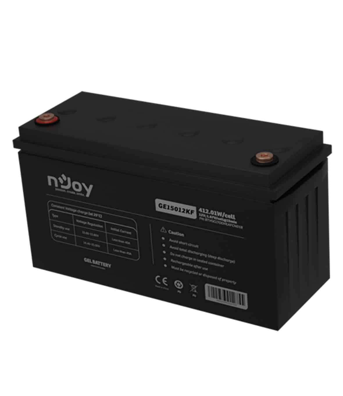 nJoy Batteria GEL 12V 150Ah a Ciclo Profondo - immagine 3