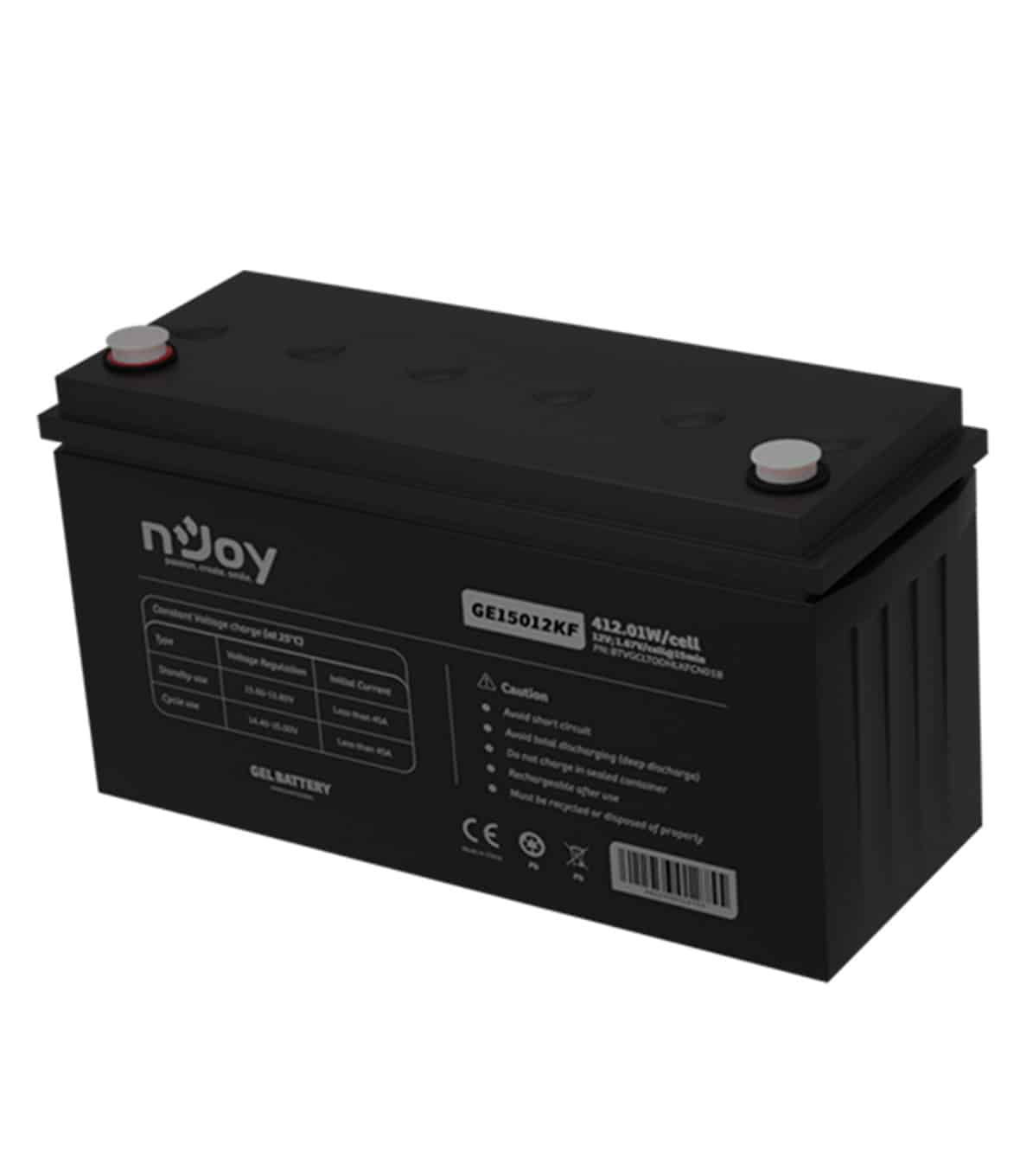 nJoy Batteria GEL 12V 150Ah a Ciclo Profondo - immagine 4