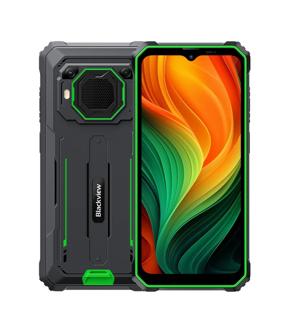 Blackview BV6200 Plus Smartphone Verde, 4G Octa-core 24GB(8+16) 256GB, 6.56" Display 90Hz, Fotocamera 13MP+8MP Rugged