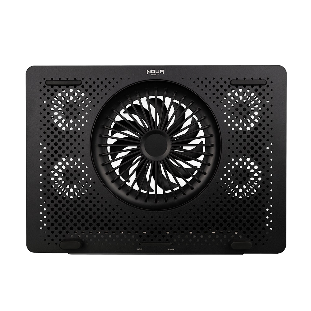 Cooler Pad Noua Aries Notebook fino a 15.6" Ventola da 140mm 2*USB 2.0, Led Rainbow e Porta Smartphone - immagine 6