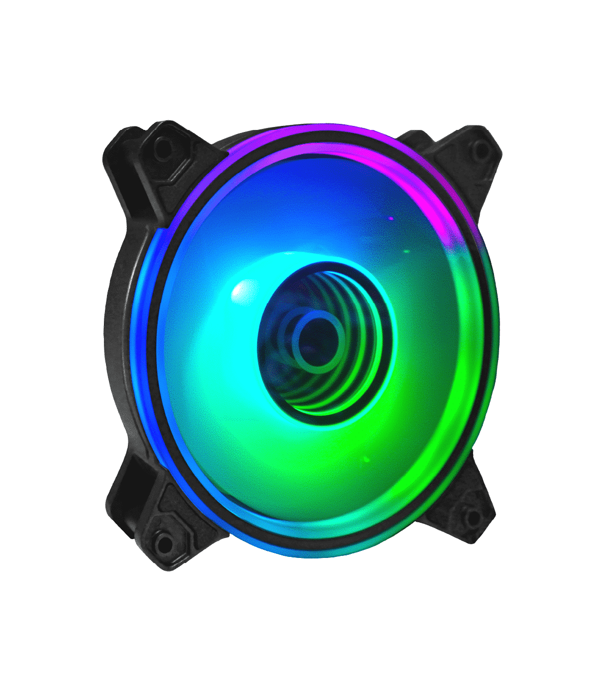 Ventola Nuwo Mira ARGB 120mm (1Fan) 1100Rpm Halo Mirror Antivibration - immagine 2
