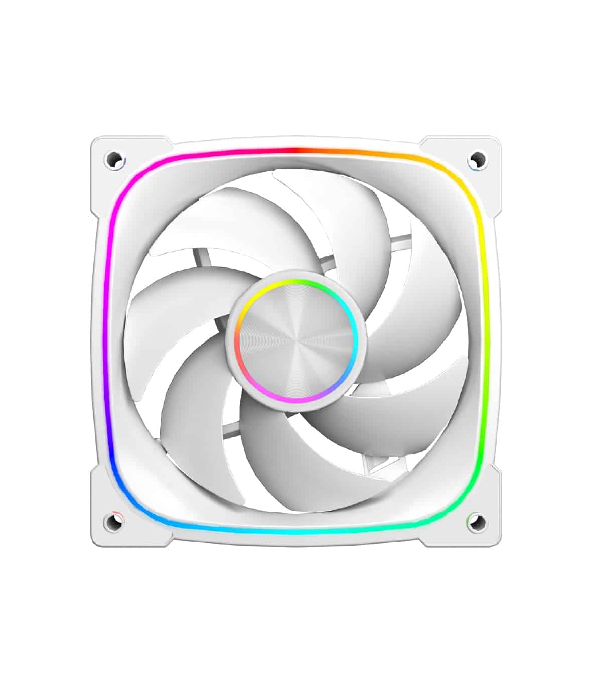 Ventola Noua Lips White ARGB 120mm (1Fan) 1800Rpm  Antivibration