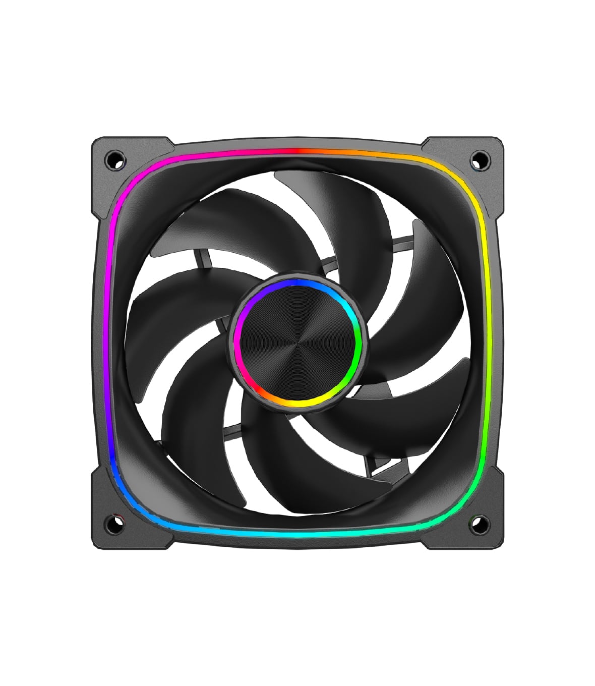 Ventola Noua Lips Nero ARGB 120mm (1Fan) 1800Rpm  Antivibration