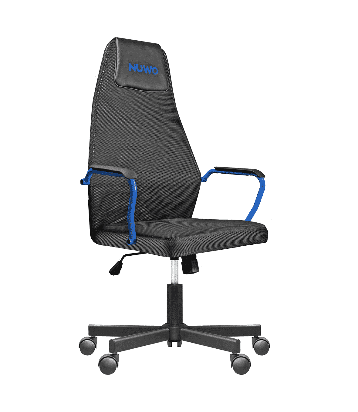 Sedia Office Nuwo Grid Blu Traspirante Regolabile Braccioli Fissi 110Kg - immagine 3