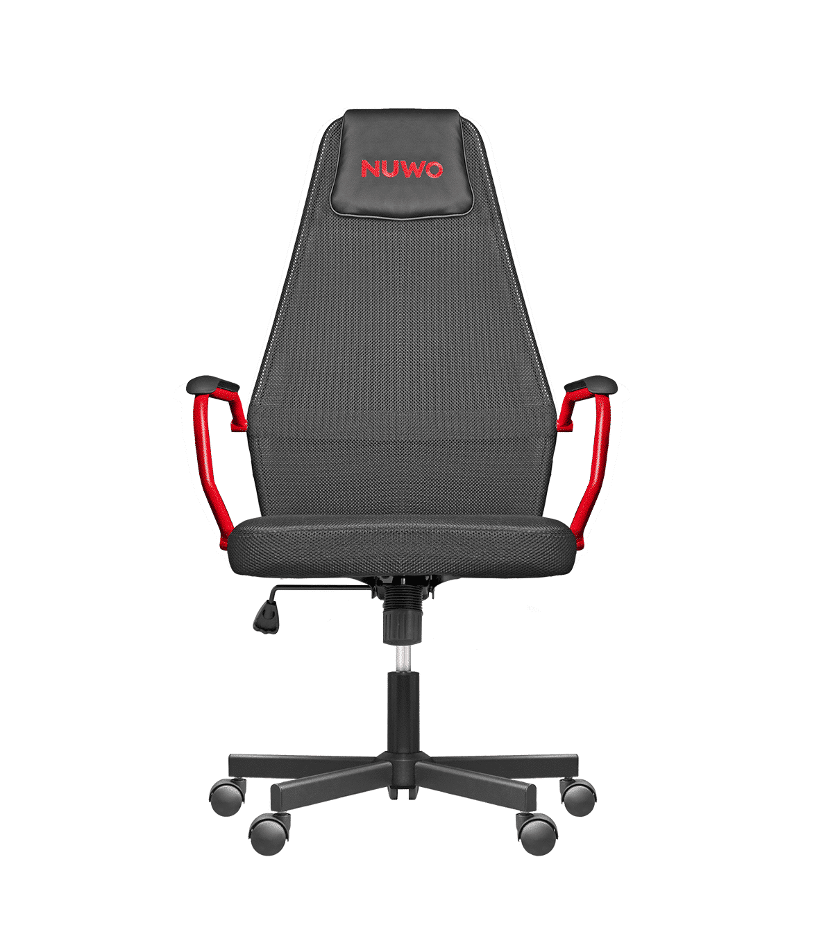 Sedia Office Nuwo Grid Rosso Traspirante Regolabile Braccioli Fissi 110Kg