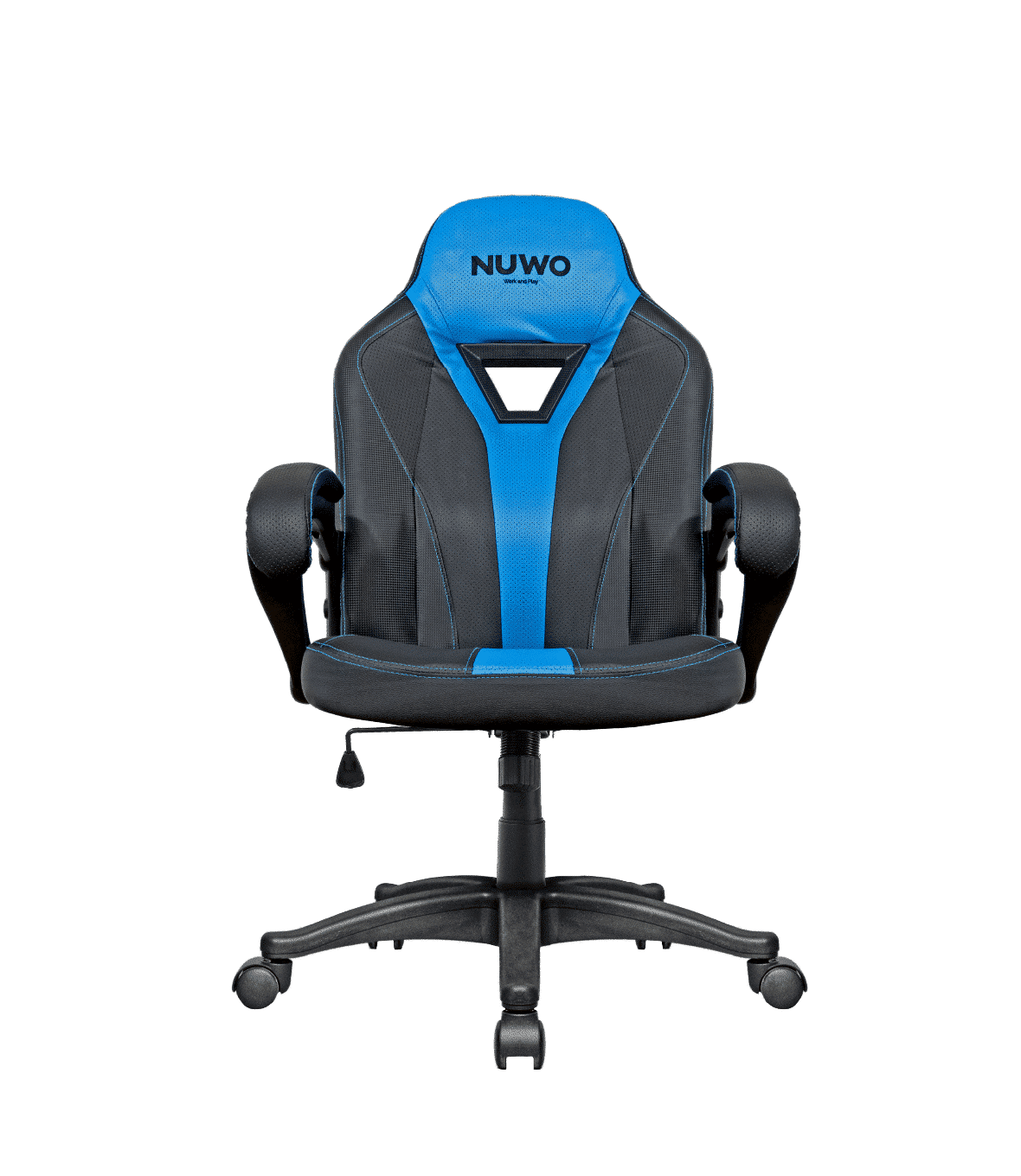 Sedia Gaming Nuwo Skin Blu Braccioli Imbottiti Girevole 360 Gradi Classe 4 fino a 150Kg