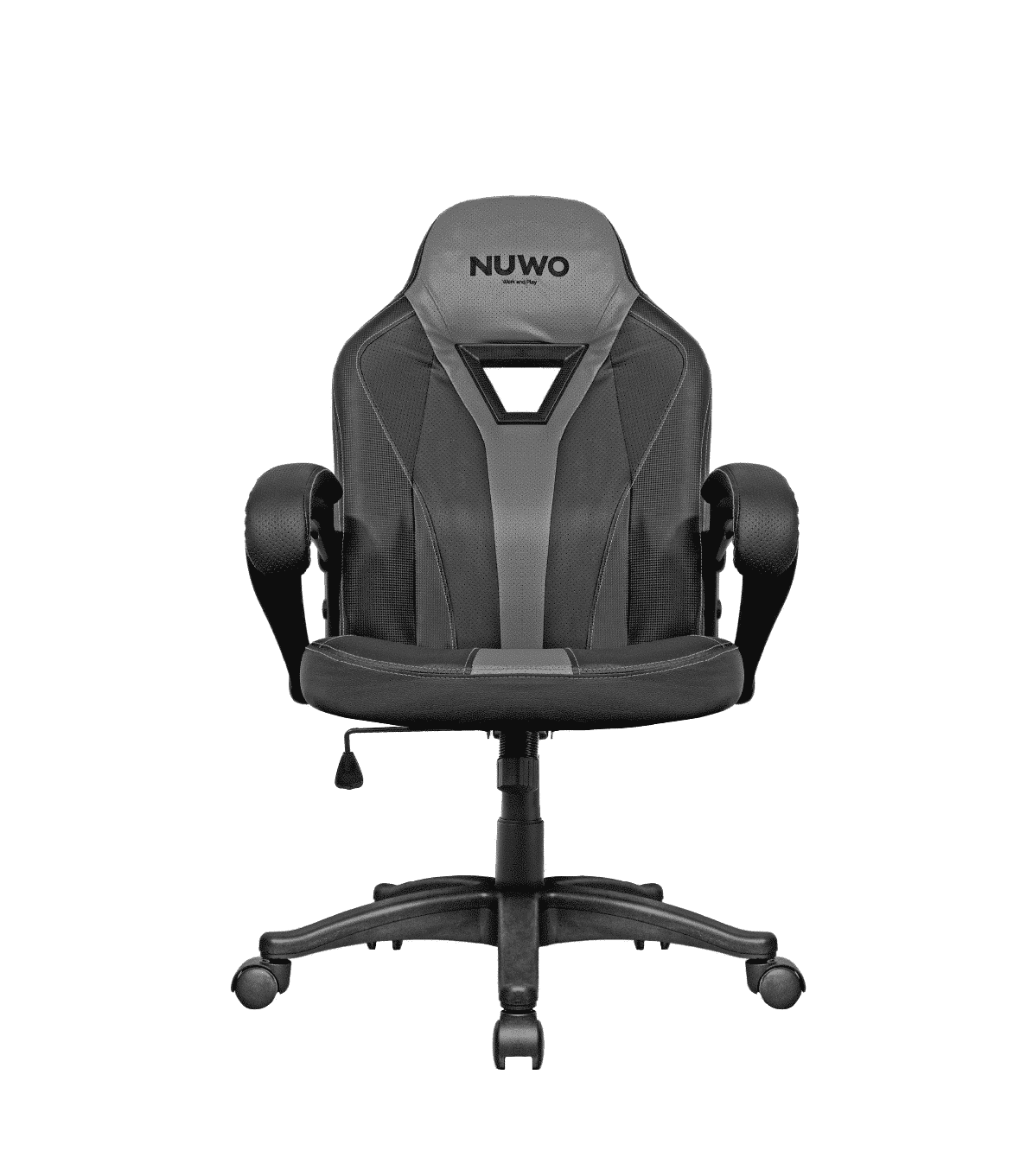 Sedia Gaming Nuwo Skin Grigio Braccioli Imbottiti Girevole 360 Gradi Classe 4 fino a 150Kg - immagine 2