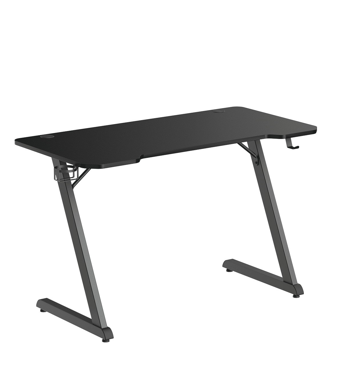 Win Scrivania Gaming Noua Telaio Z Con Portabicchieri e Gancio per Cuffie 1200x600x750 mm - immagine 2