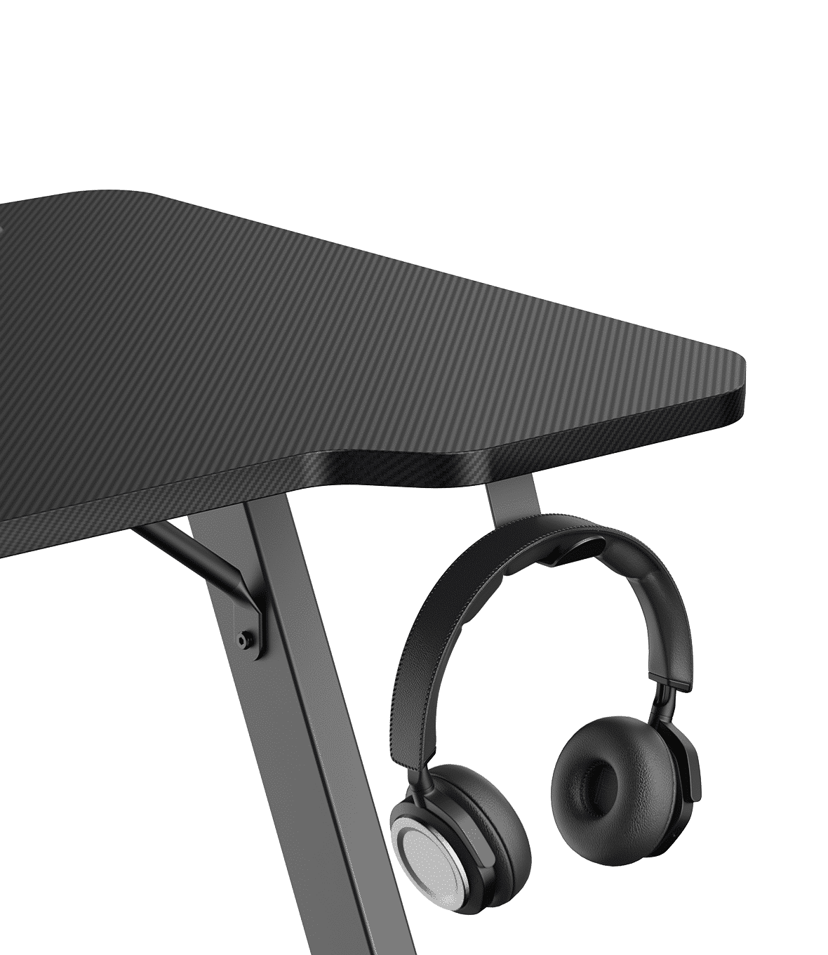 Win Scrivania Gaming Noua Telaio Z Con Portabicchieri e Gancio per Cuffie 1200x600x750 mm - immagine 5