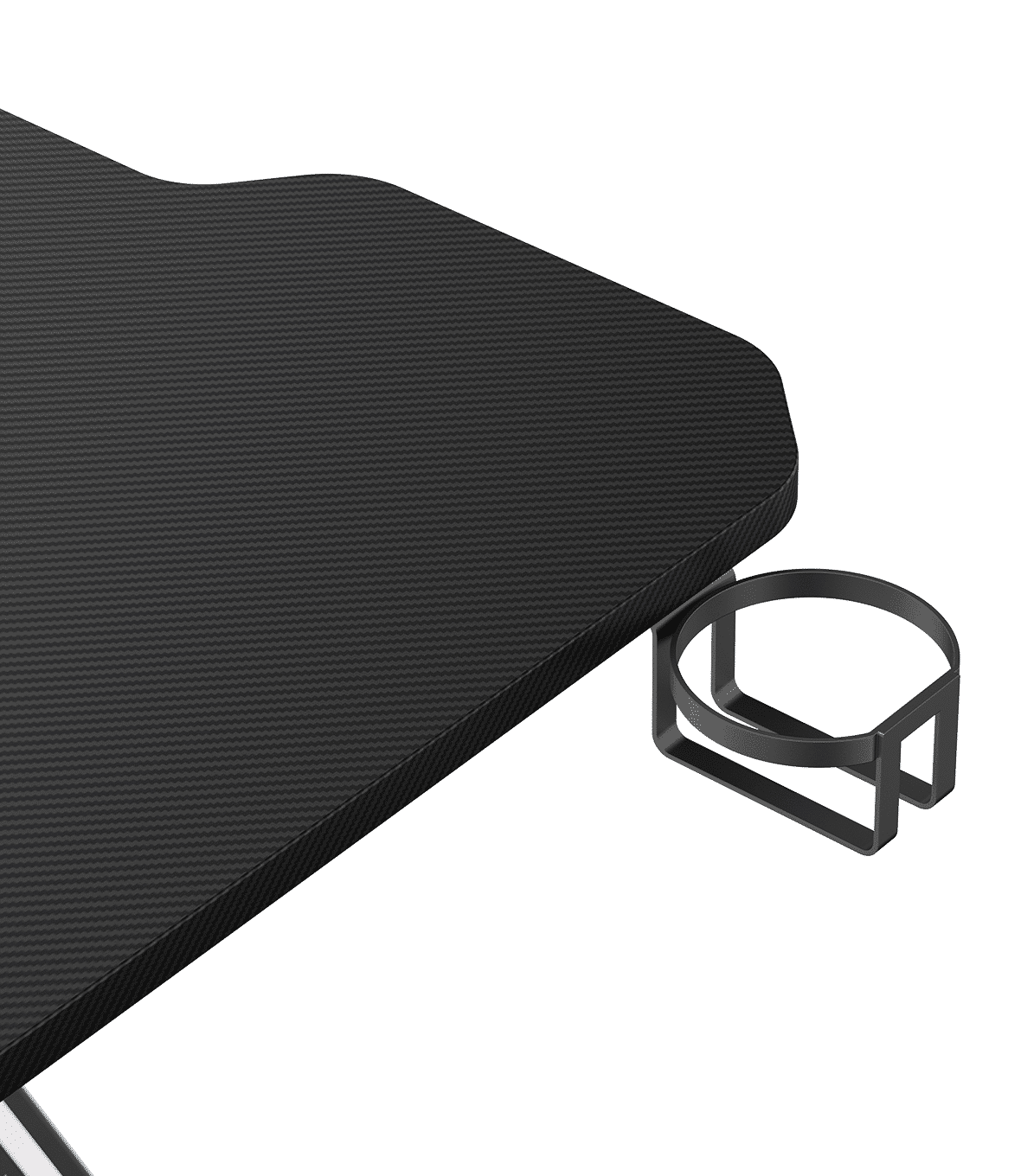 Win Scrivania Gaming Noua Telaio Z Con Portabicchieri e Gancio per Cuffie 1200x600x750 mm - immagine 7