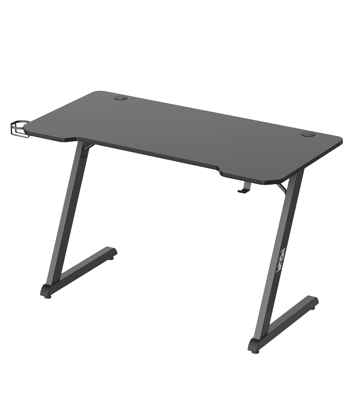 Win Scrivania Gaming Noua Telaio Z Con Portabicchieri e Gancio per Cuffie 1200x600x750 mm - immagine 9