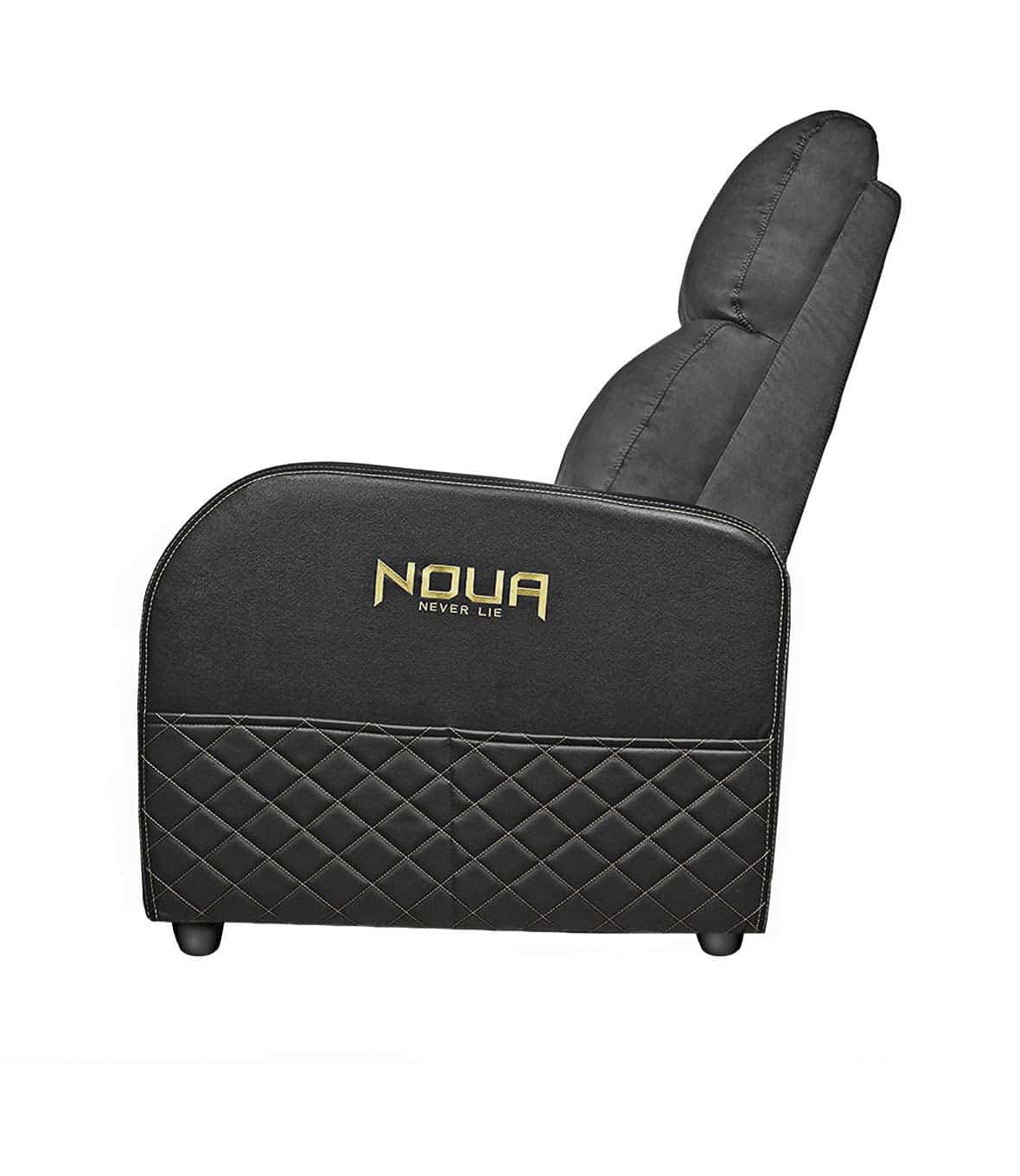 Poltrona Sofa Gaming Noua Ares Royal Gold Schienale Reclinabile con Poggiapiedi - immagine 3
