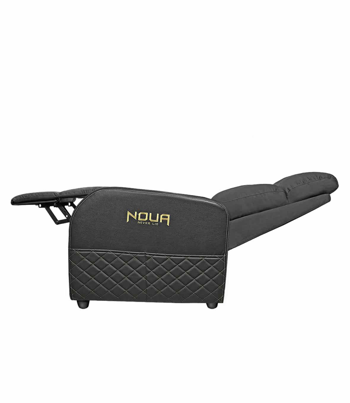 Poltrona Sofa Gaming Noua Ares Royal Gold Schienale Reclinabile con Poggiapiedi - immagine 4