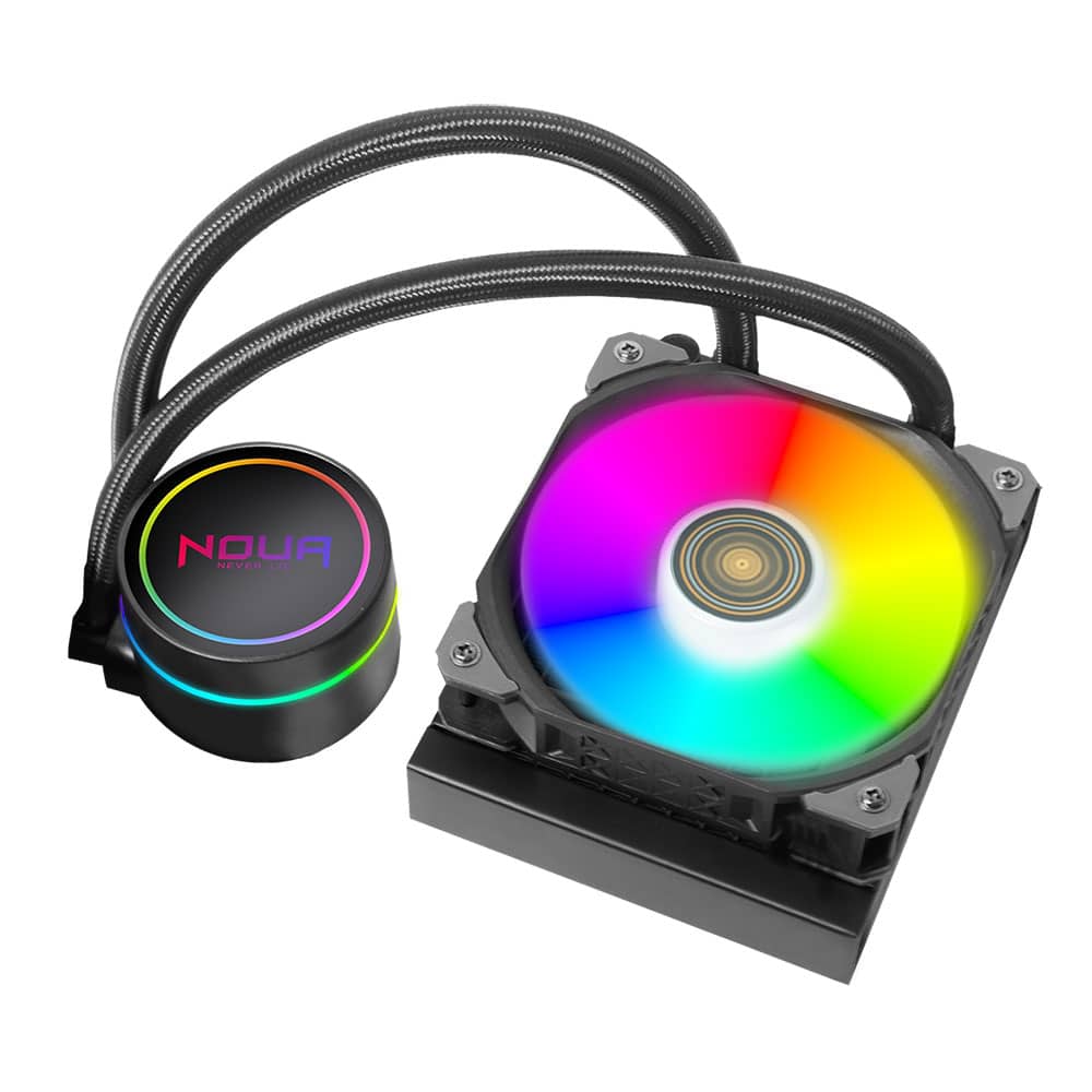 Dissipatore a Liquido Noua Boris BR120 Argb TDP 180W Cpu Intel 1700/1200 Amd Am4 1*Fan 120mm PWM Argb - immagine 4