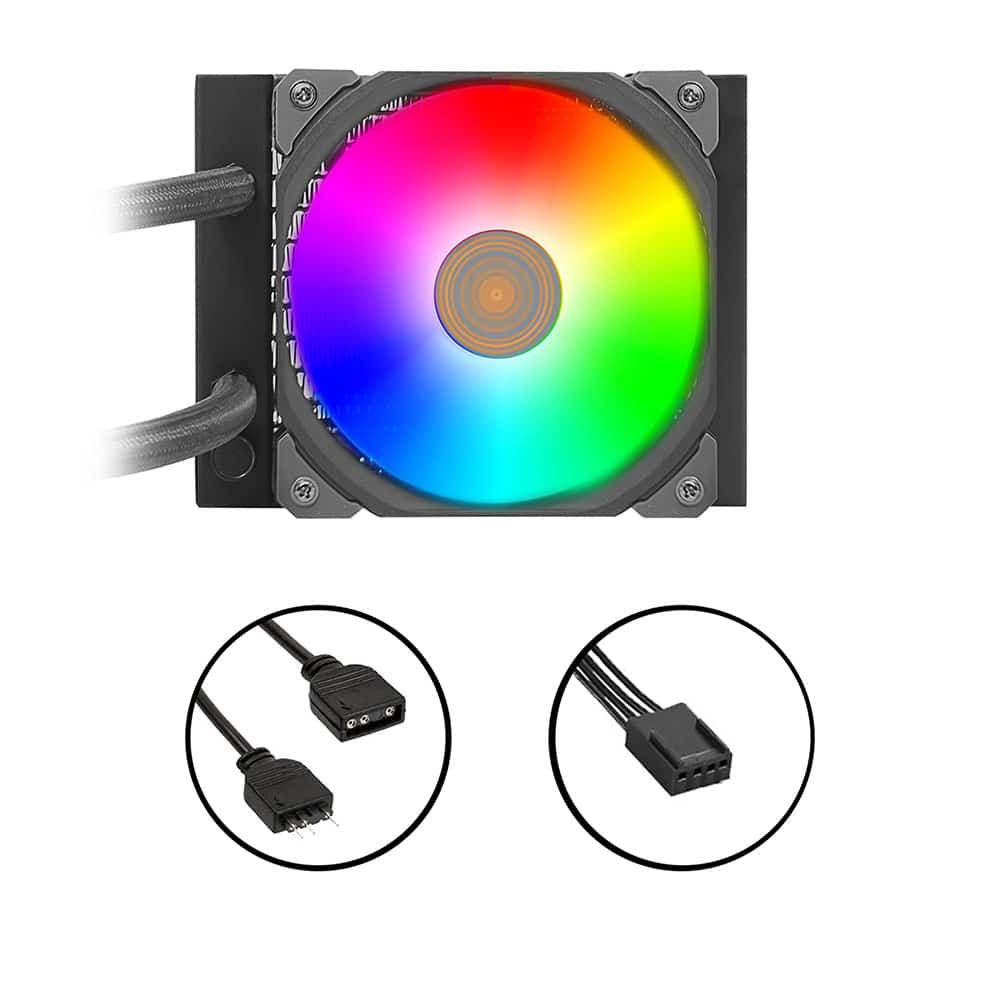 Dissipatore a Liquido Noua Boris BR120 Argb TDP 180W Cpu Intel 1700/1200 Amd Am4 1*Fan 120mm PWM Argb - immagine 8
