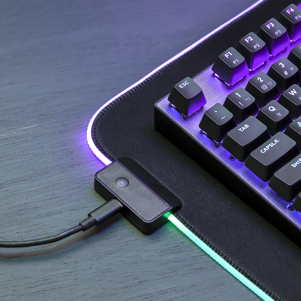 MousePad Noua Matrix 800 Rgb Rainbow Tappetino Gaming XXL 800*300*4 mm 14 Modalità - immagine 5