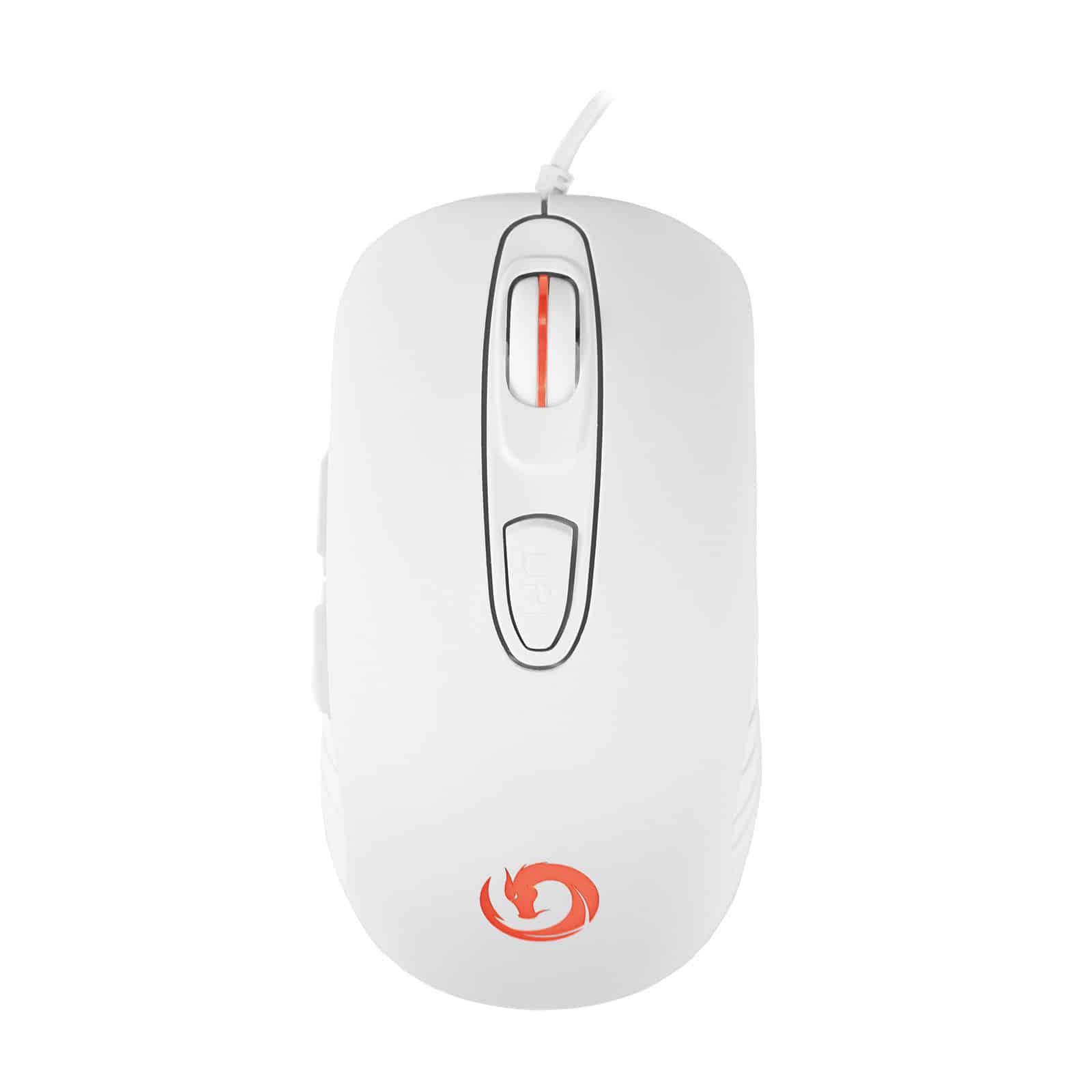 Mouse Ottico Usb Gaming Nuwo Loki Bianco Illuminazione Rainbow 6 Tasti 2400DPI Regolabili - immagine 2