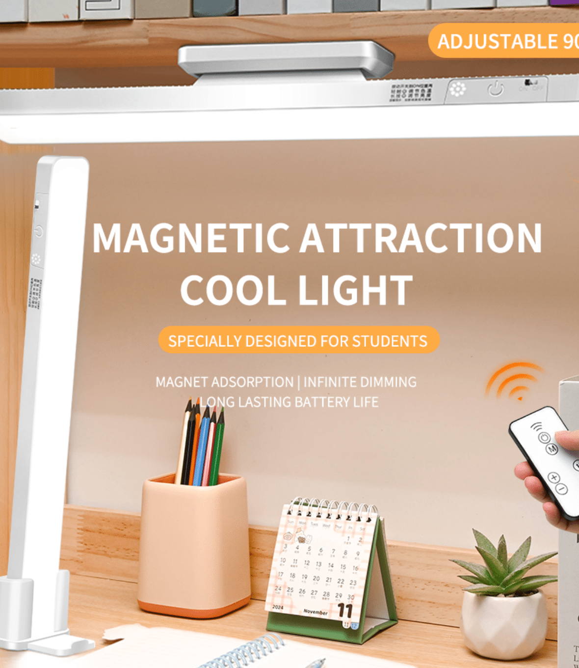 Lampada LED Magnetica Sottopensile con Telecomando 30cm | Ricaricabile 16 LED (Touch & 3 Tonalità)