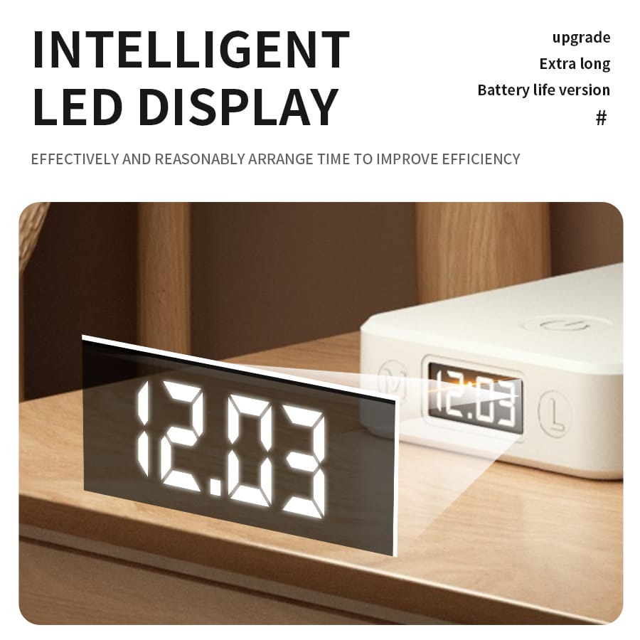 Lampada LED da Scrivania Pieghevole Ricaricabile 3000mAh | 24 LED & 3 Tonalità di Luce - immagine 9