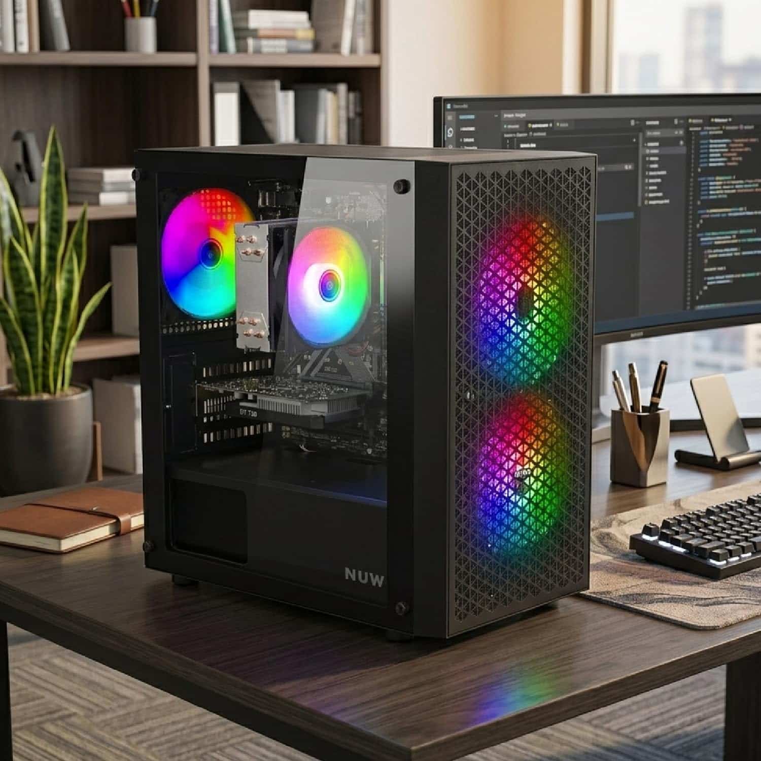Nuwo Checkpoint - Case - Psu - I5-3570 - N75 - Air Cooler - 16GB (2*8gb) - HD 480GB - Gt730 4GB - Wifi - immagine 9