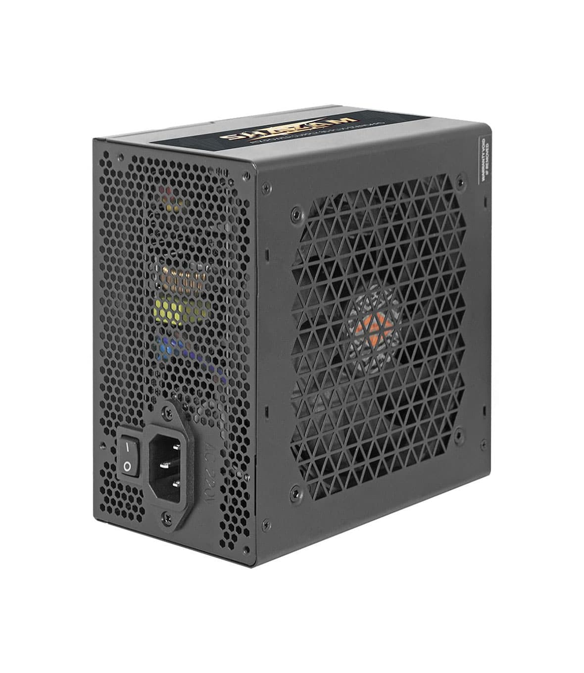 Noua Shazam 500W Alimentatore Atx 80+ White PFC Attivo Fan 120mm Tasto On/Off - immagine 3