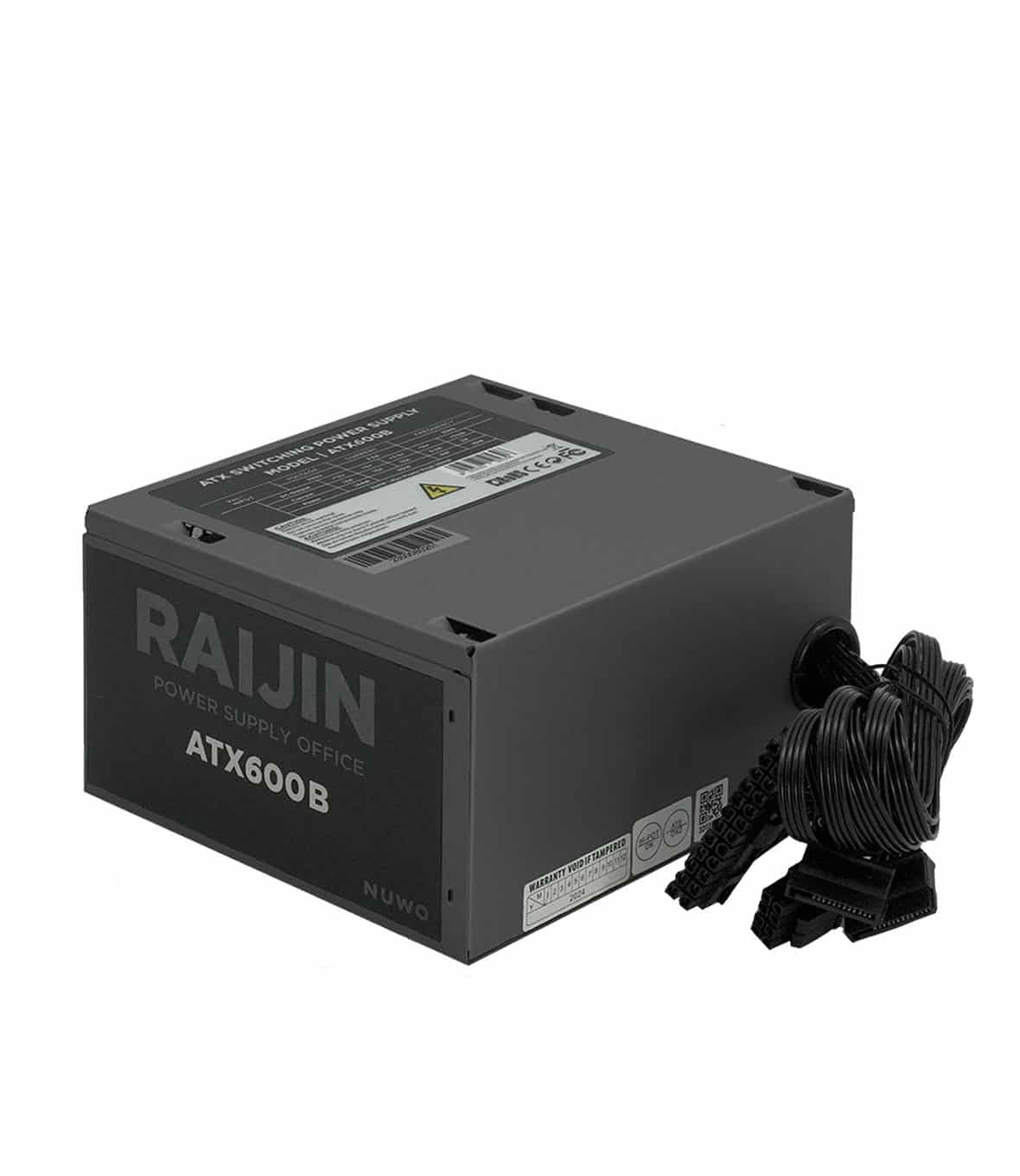 Alimentatore Atx Nuwo Raijin ATX-600B 300w Ventola 120mm Bulk - immagine 6