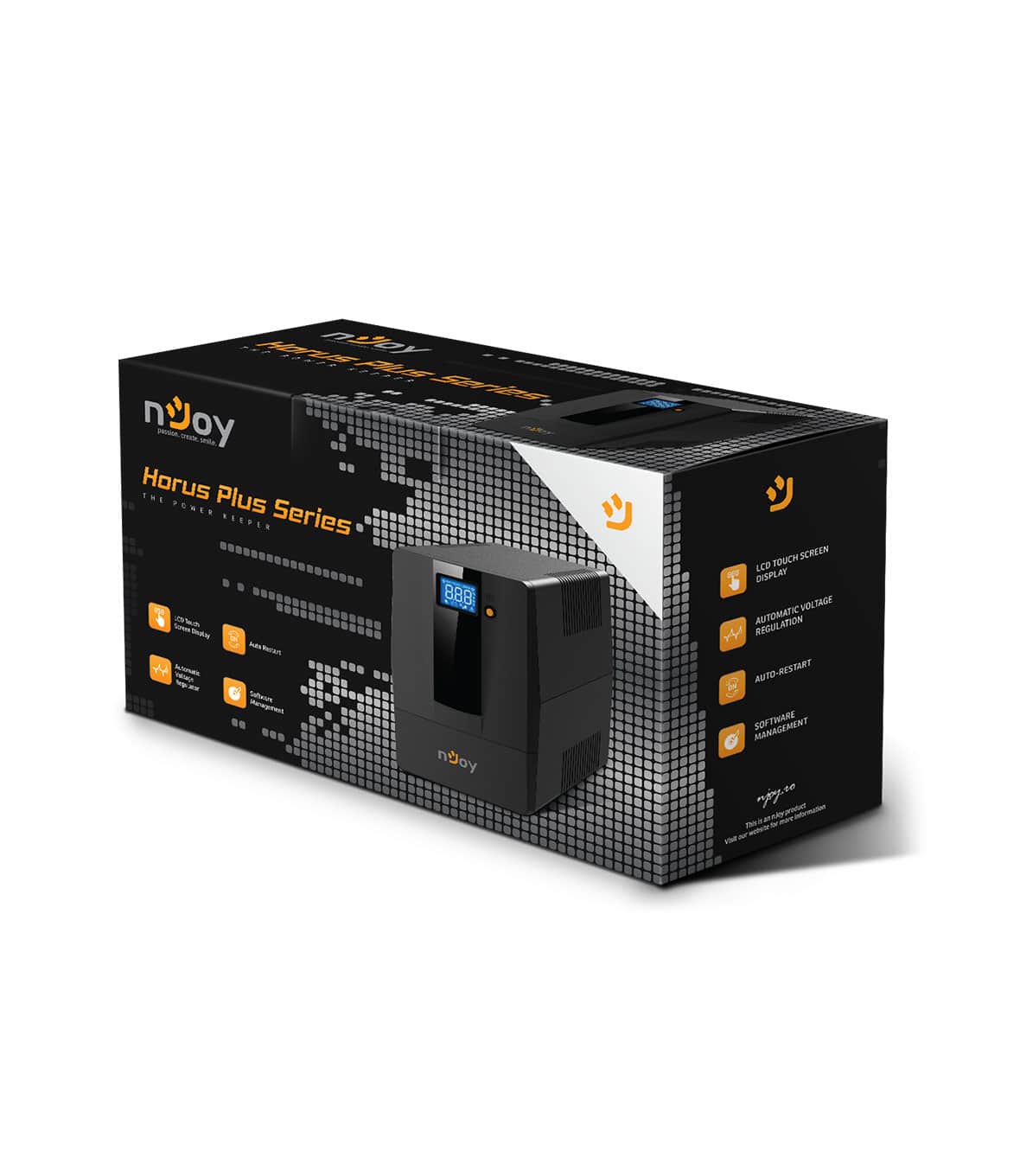 nJoy Horus Plus 800VA Gruppo di ContinuitĂ 480 Watt - immagine 6
