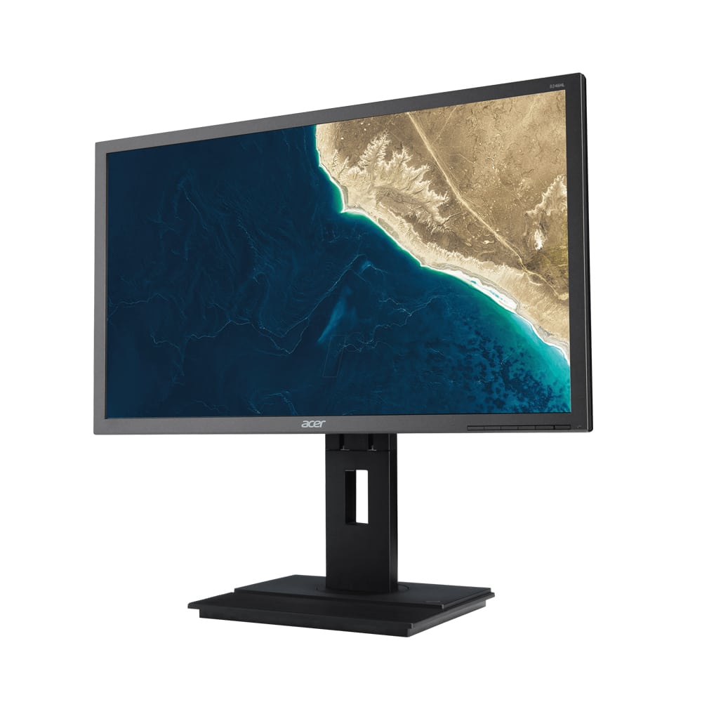 Refurbished Monitor 24 Pollici Acer B246HL Multimediale 1920x1080 16:9 5ms 250cd/m2 Vga Dvi - immagine 3