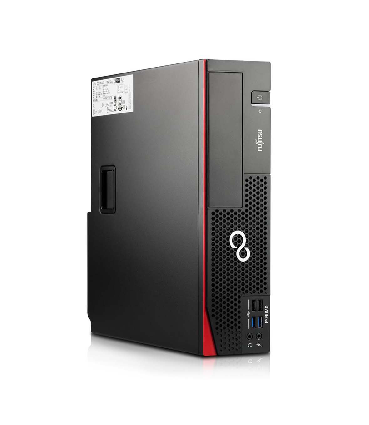 Fujitsu Esprimo SFF Pc Computer Fisso Desktop Intel i5 7th, Ram 8GB, SSD 256GB, Windows 10 Pro + Libre Office, Wi-Fi Usb (Ricondizionato) - immagine 2