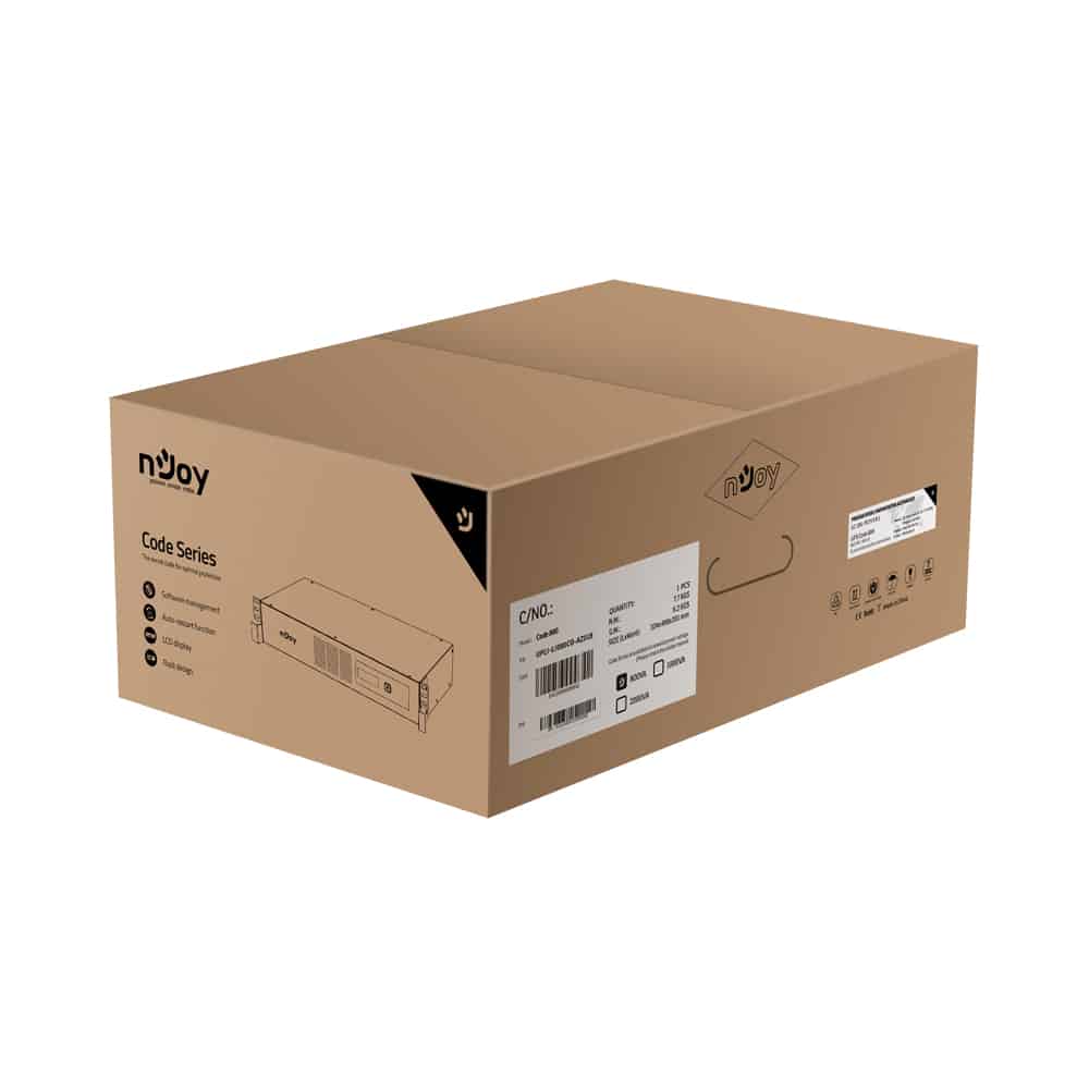 nJoy Code 800VA Gruppo di ContinuitĂ 800VA 480 Watt - immagine 4