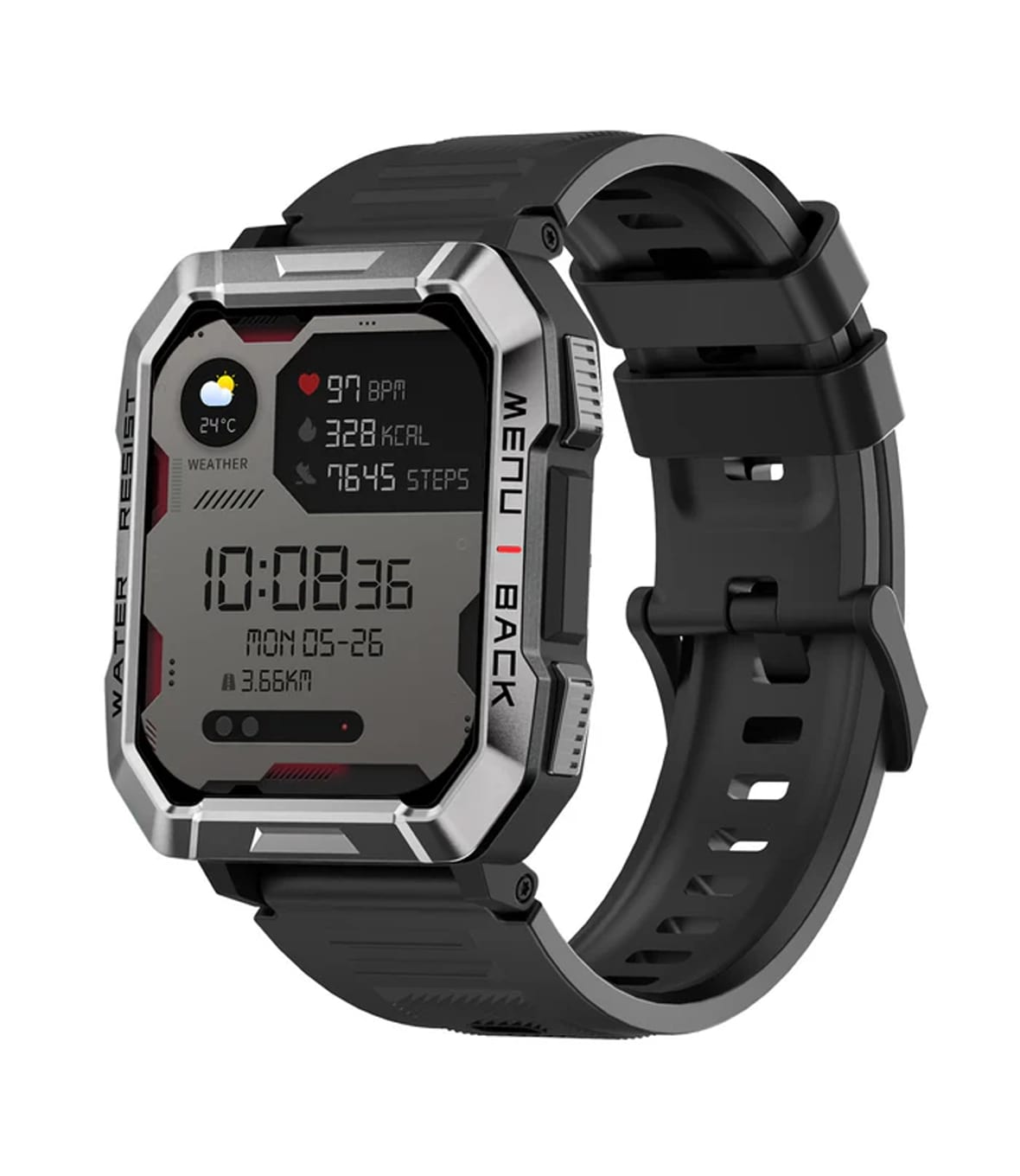 Blackview W60 orologio intelligente outdoor con torcia LED da 2,01 pollici e batteria da 900mAh